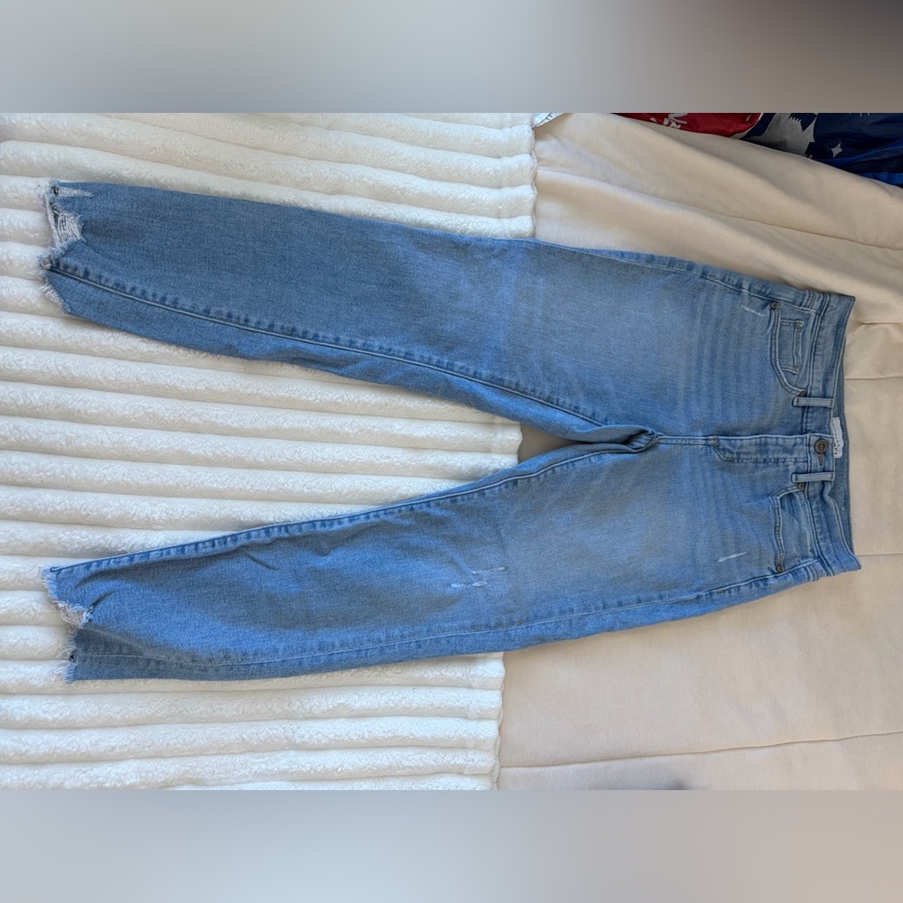 LOFT high Waist Skinny Women's Blue Jeans - Picture 4 of 9